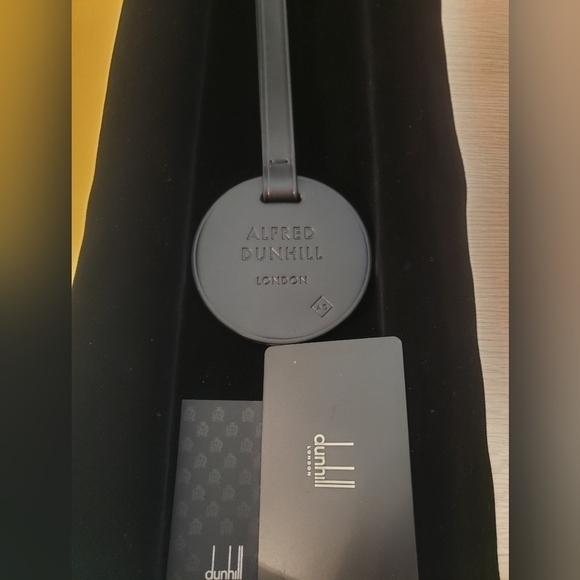 Dunhill Other - DUNHILL Duke Leather Luggage Tag ( NEW IN BOX)